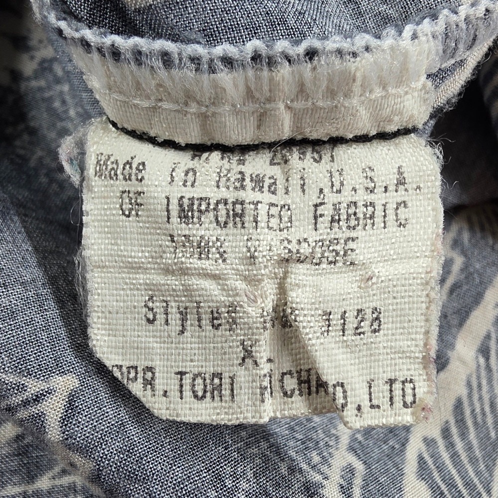 Harley-Davidson Tori Richard Shirt XL Black Blueprint The Legend Begins Hawaii - Picture 9 of 13